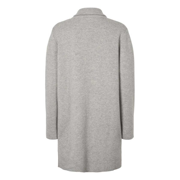 Anni - Coat - Grey - cashmere