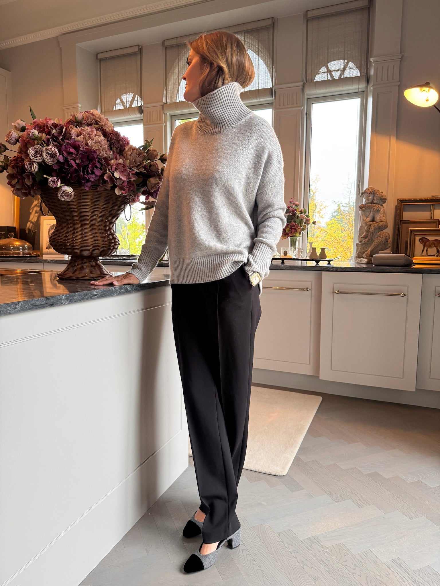 Klassisk lang buks - Black - Dorothee Schumacher - Strech -