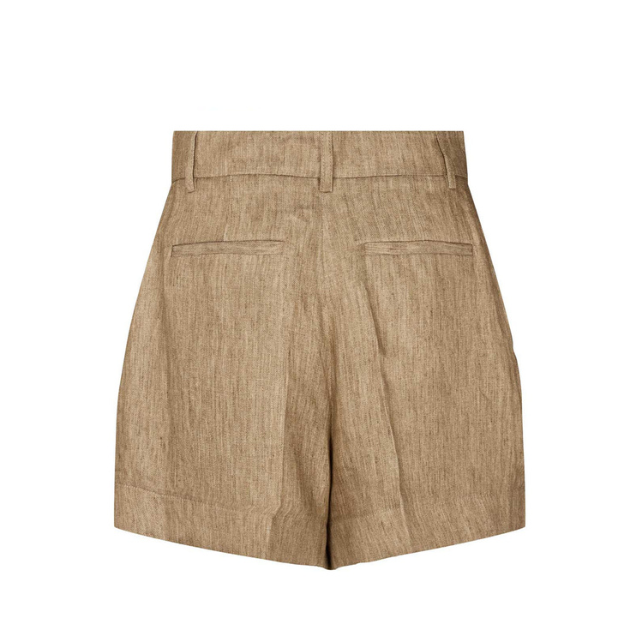 Nixia - Shorts - Camel - Hør