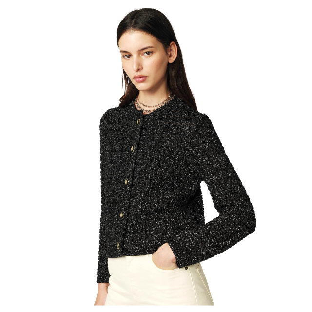 Gaston - Cardigan - Black