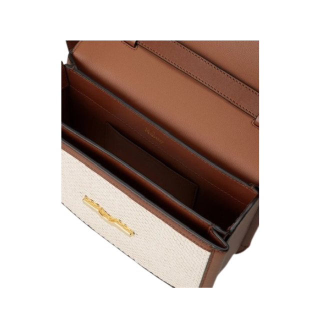 Pimloco - Satchel - Raffia - Silk Calf