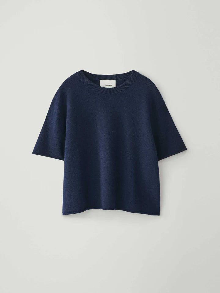 T-Shirt - Cila - Lisa Yang - Cashmere - Navy -