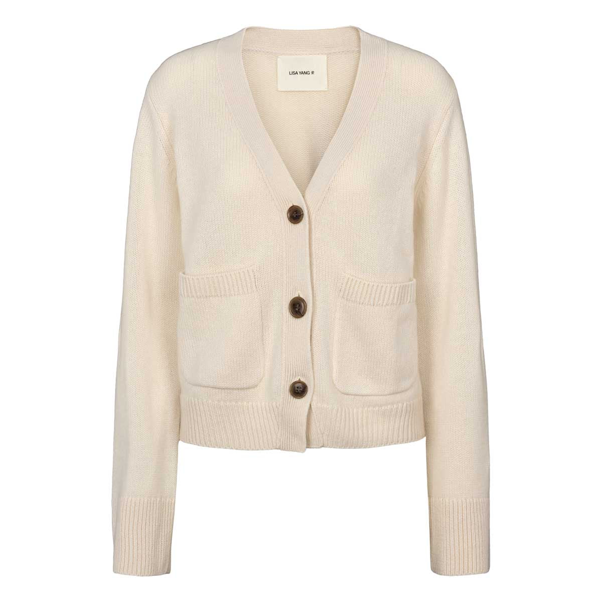 Danni - Cardigan - Creme - Cashmere