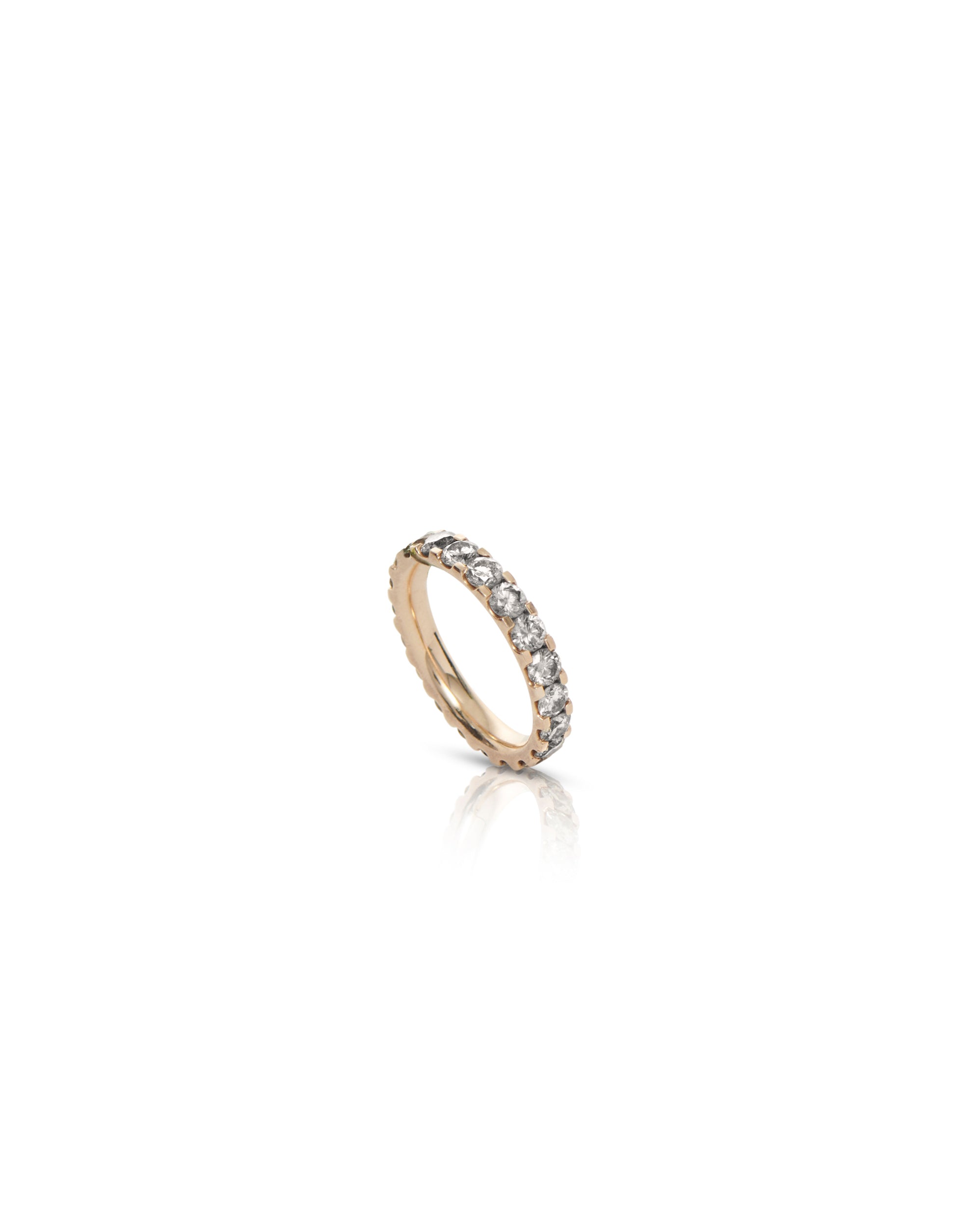 Ring - Eternity - 1,1 ct - Diamanter - gult guld -