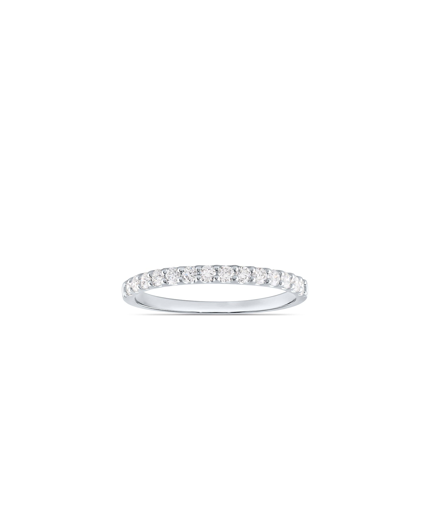 Ring - Eternity - 0.3 ct - diamanter - hvidguld -