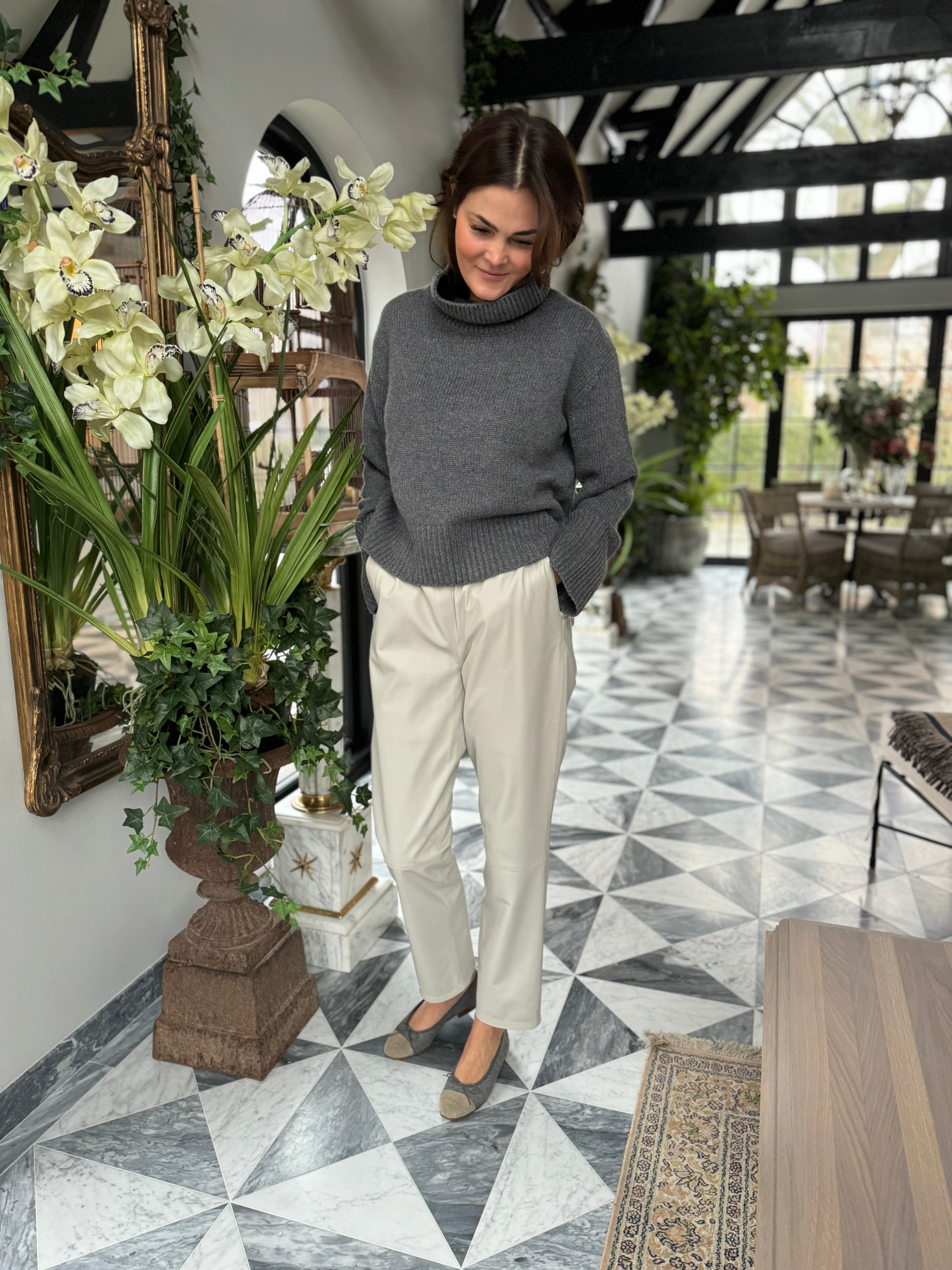 Fleur - Strik - Grey - Cashmere