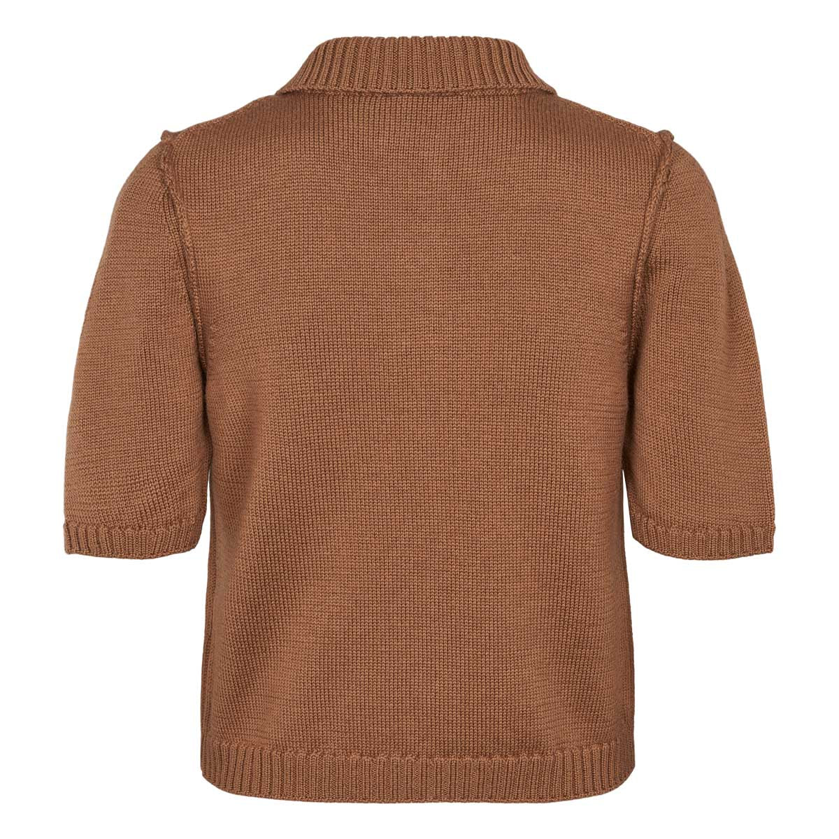 Tylak - Kortærmet Polo - Strik - Camel