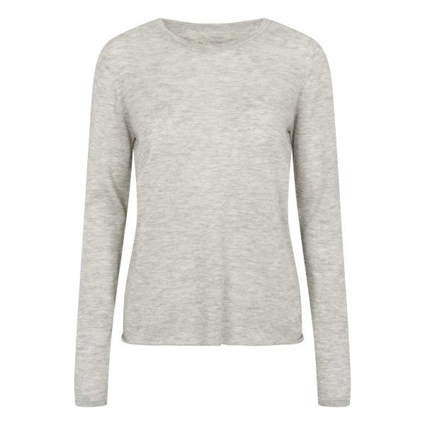 Bluse - Light grey - Cashmere