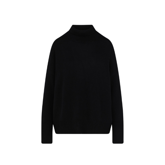 Heidi - Strik - Black - Cashmere