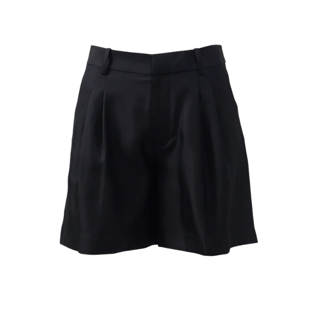 Wide Leg - Tailored - Shorts - Silke - Lisa Yang - MIdnight
