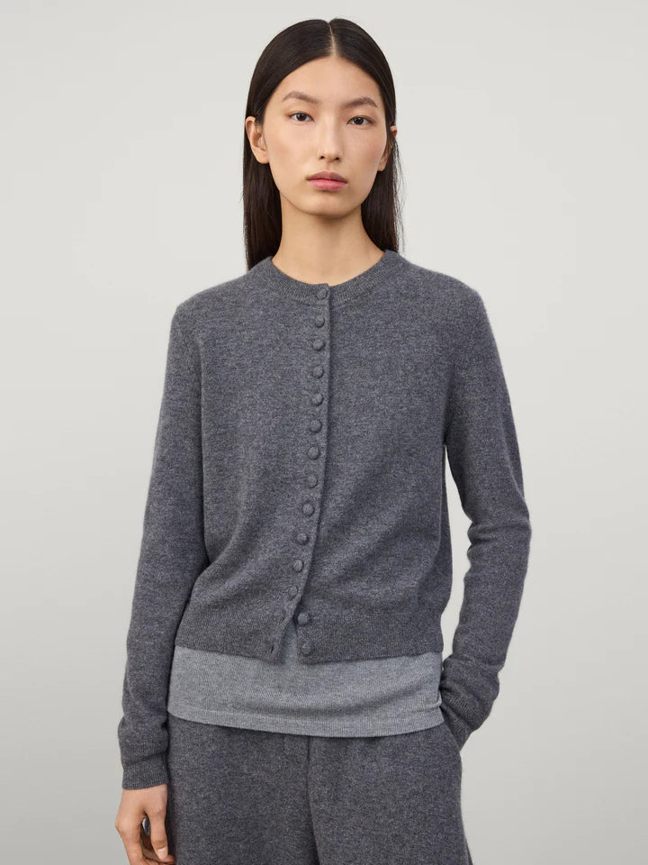Cardigan - Wilona - Lisa Yang - Kasmir - Graphite