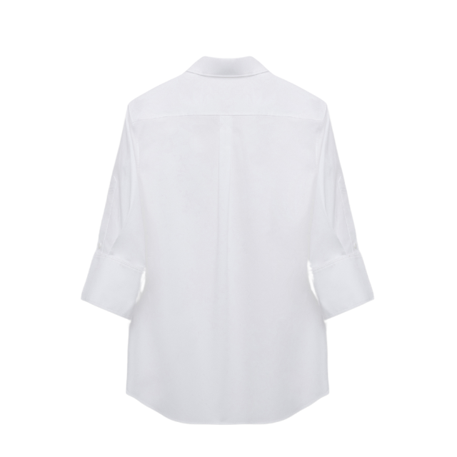 Poplin Power Blouse - Skjorte - Hvid