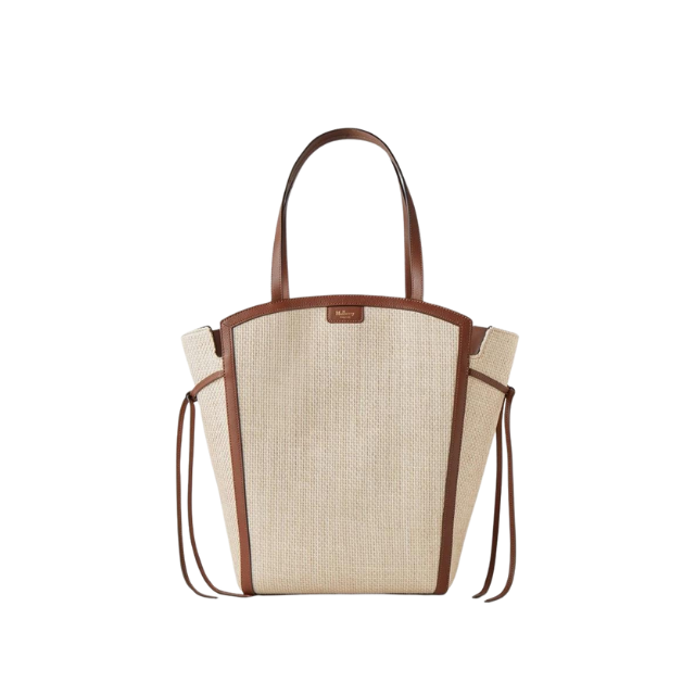 Clovelly - Tote - Raffia - Ecru - Bright Oak