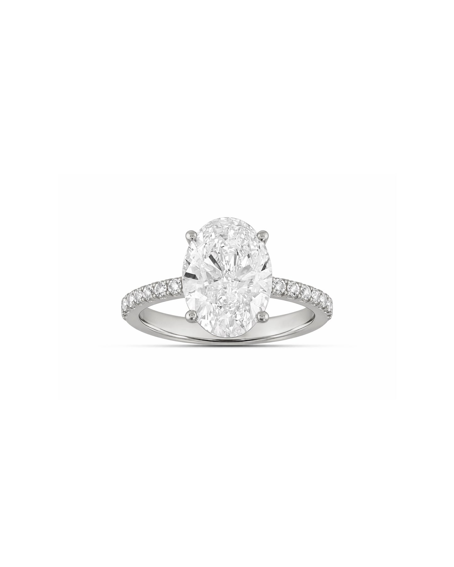 Eternity ring 5 carat diamant hvidguld