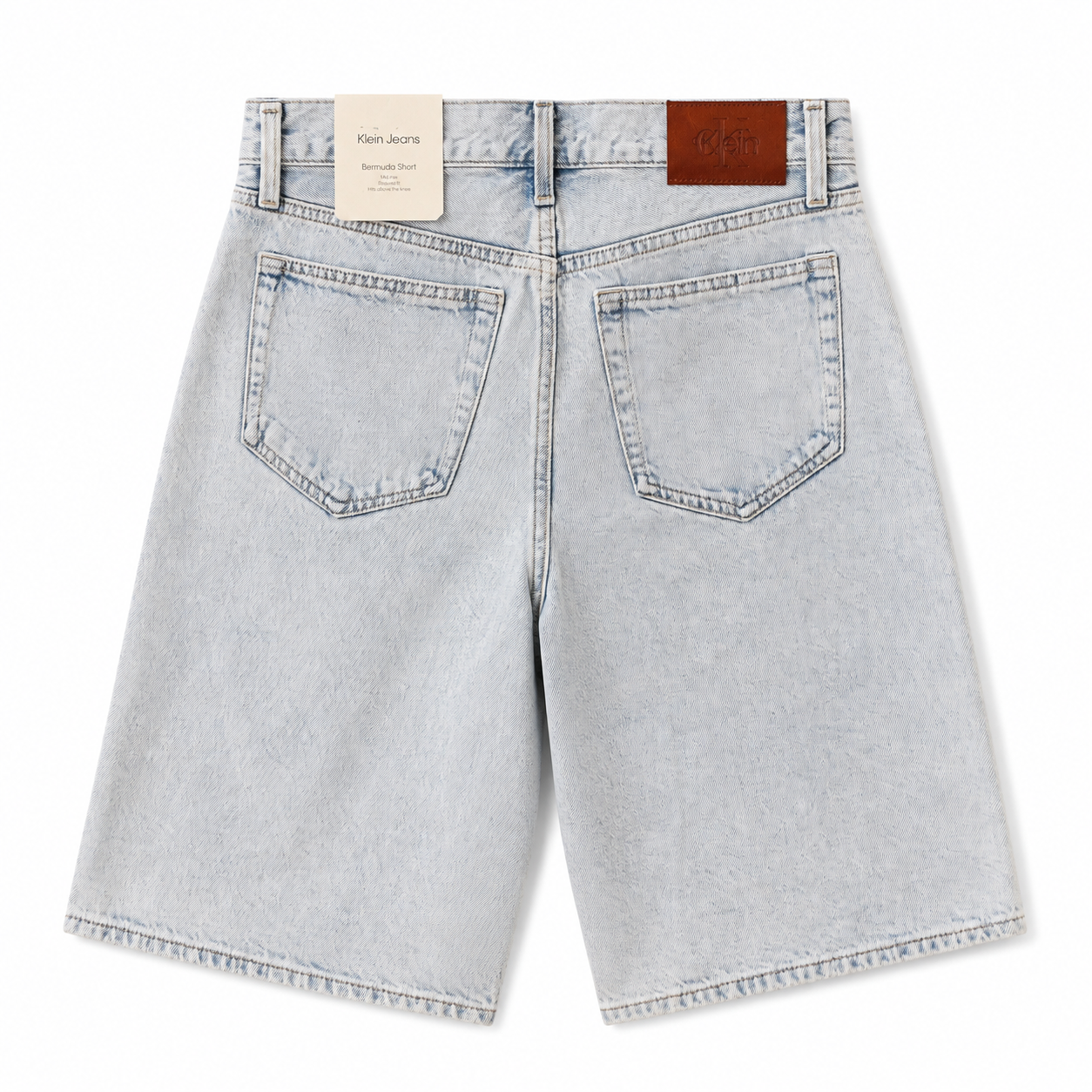 Calvin Klein  - Bermudashorts - Mid waist - Bleget -