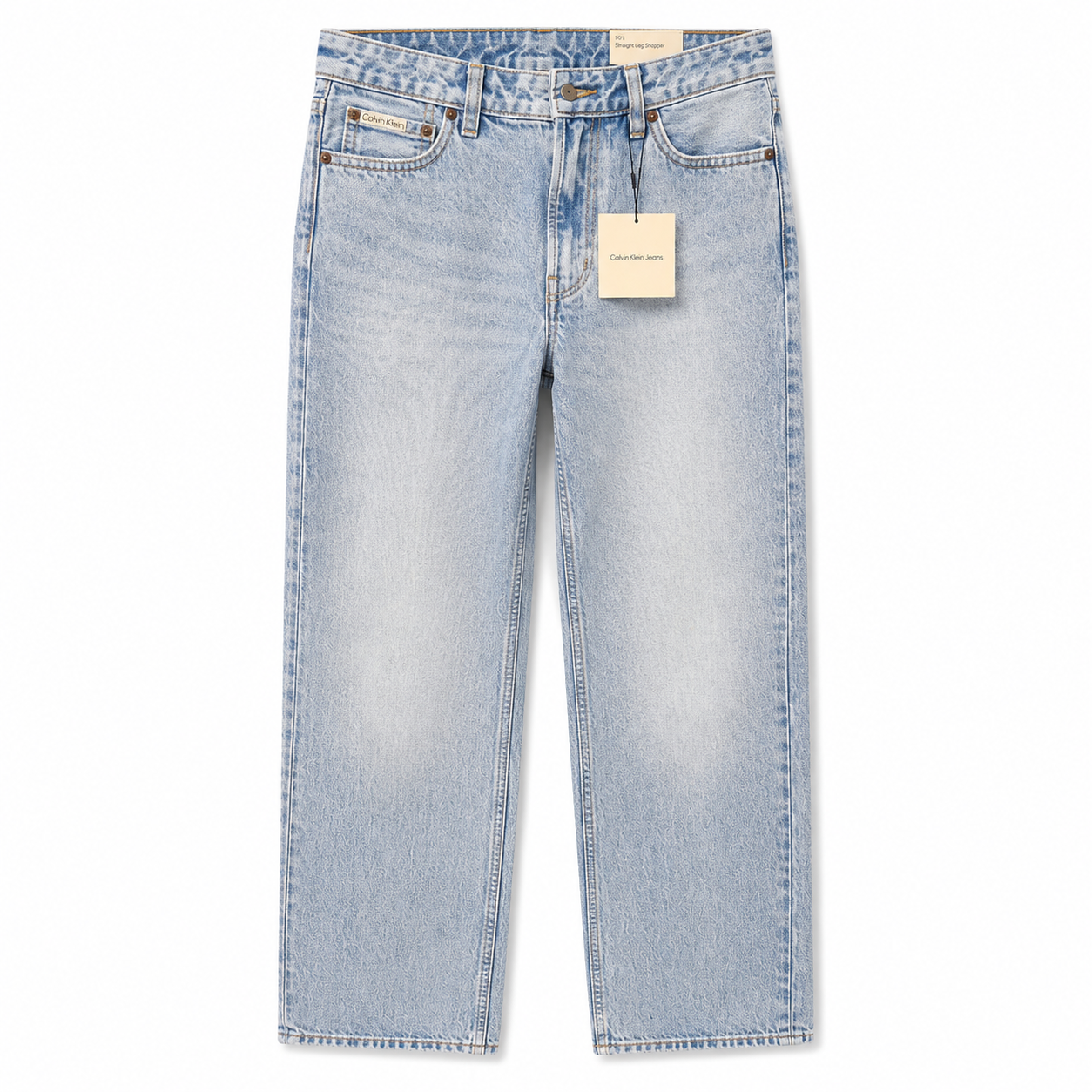Jeans - Calvin Klein - straight - lys blå -
