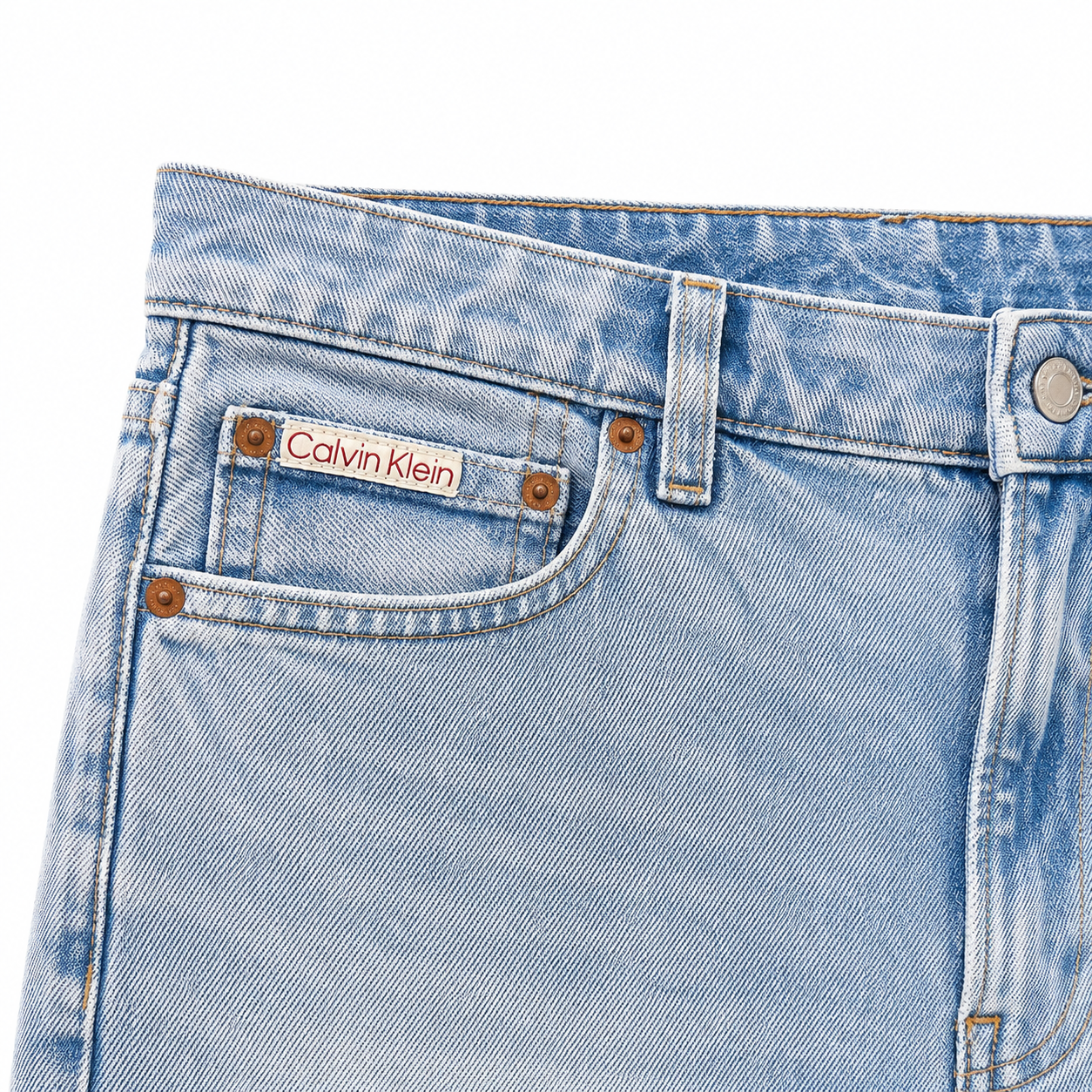 Jeans - Calvin Klein - straight - lys blå -