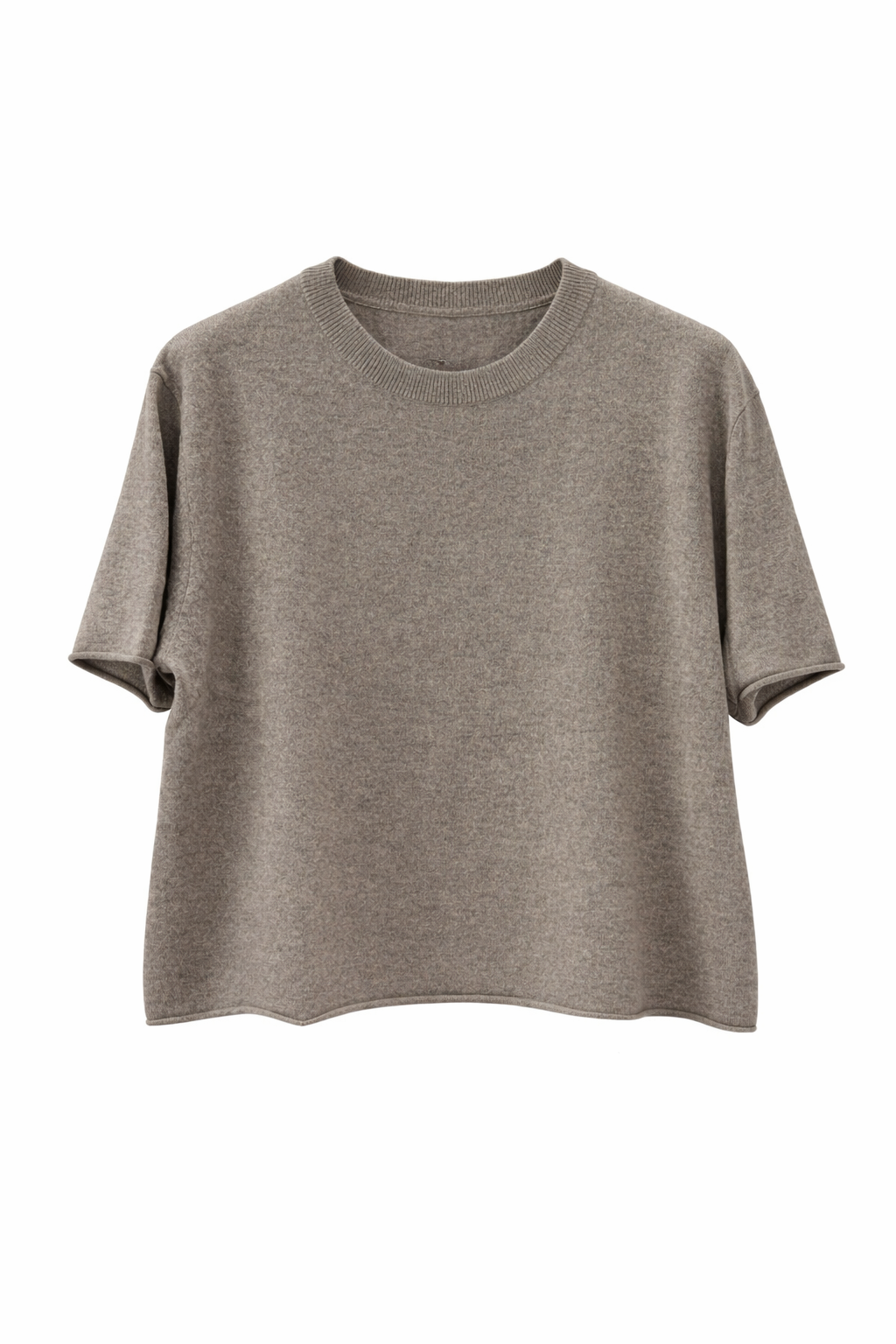 Cila - Kortærmet T-Shirt - Truffle - Cashmere -