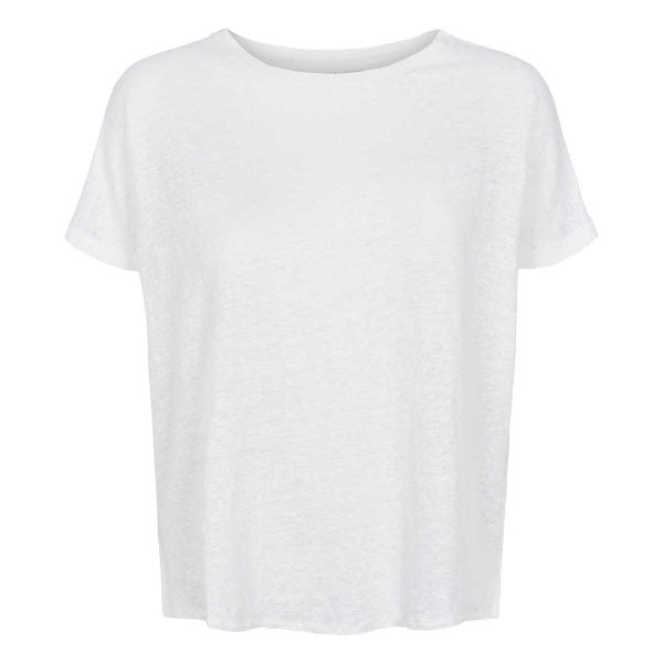 T-shirt, white - rund hals