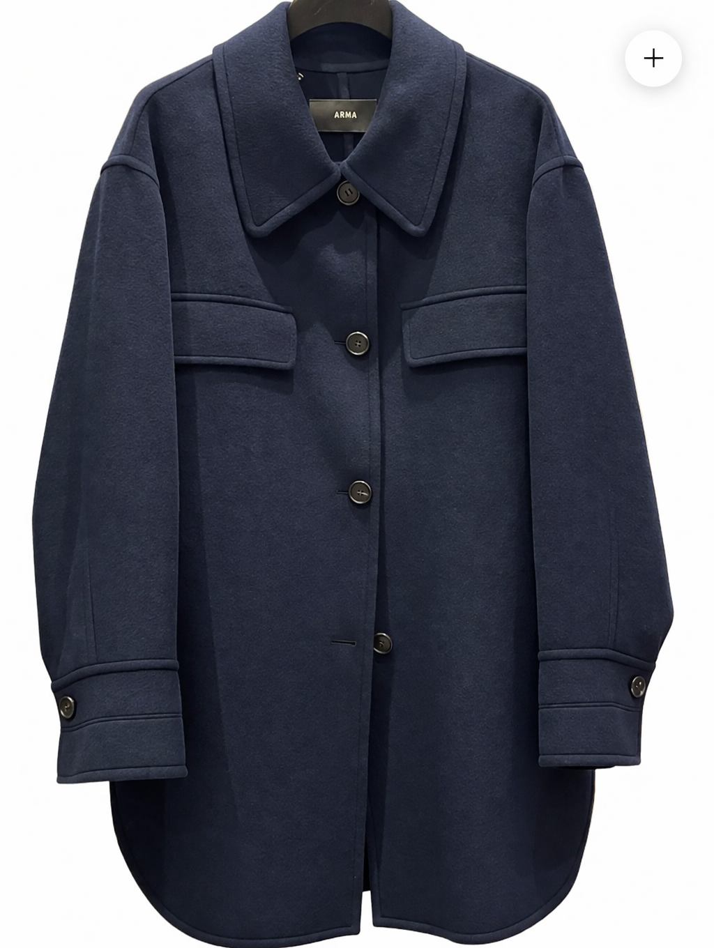 Skjortejakke - Arma - Emma - Uld - Night