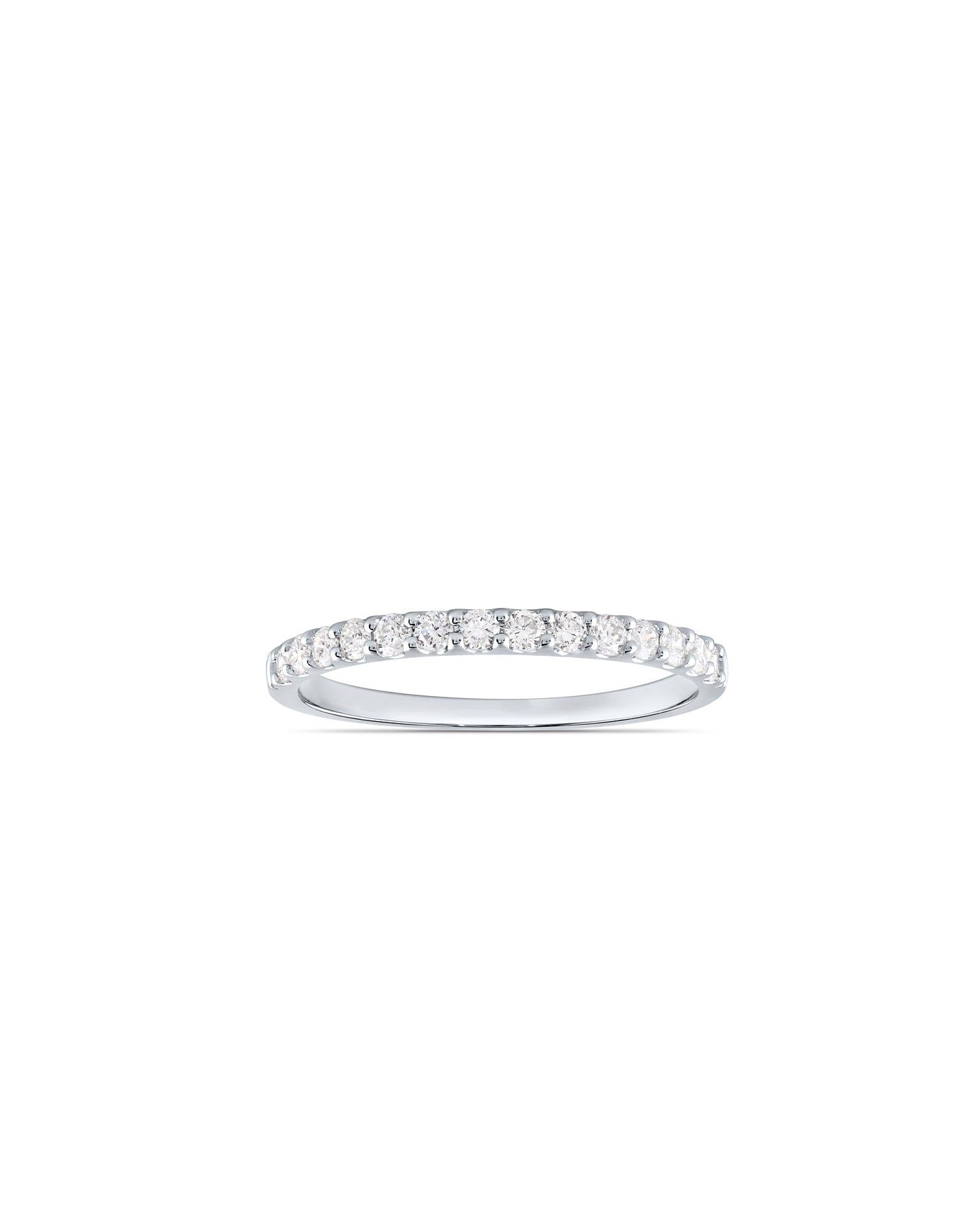 Ring -  Eternity - 0.5 ct - diamanter - hvid guld