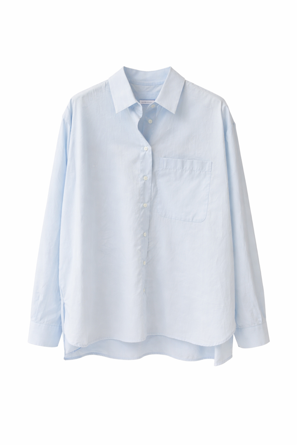 Sophie - Klassisk skjorte - Robert Friedman - Lyseblå - effekt bag -
