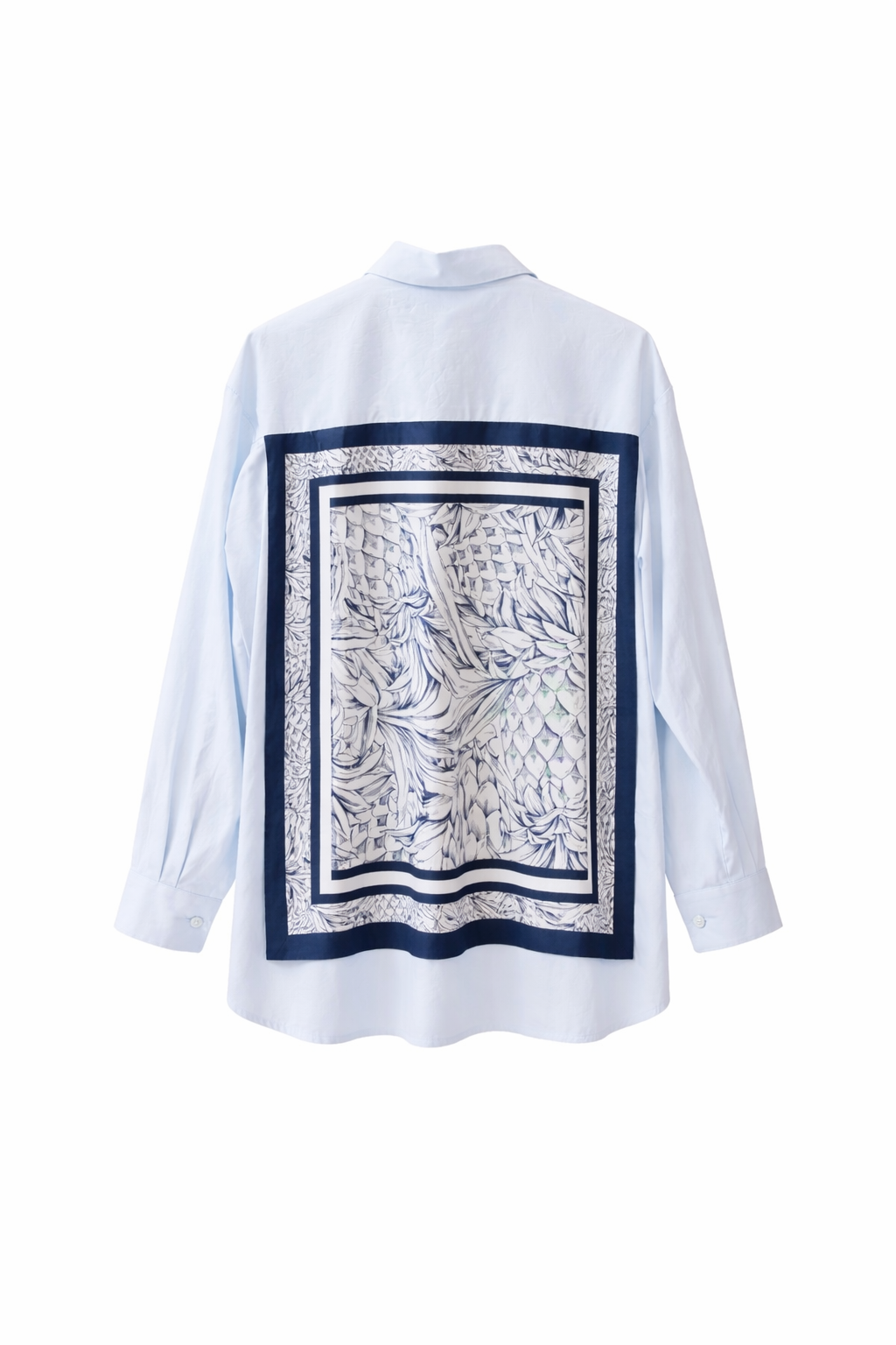 Sophie - Klassisk skjorte - Robert Friedman - Lyseblå - effekt bag -