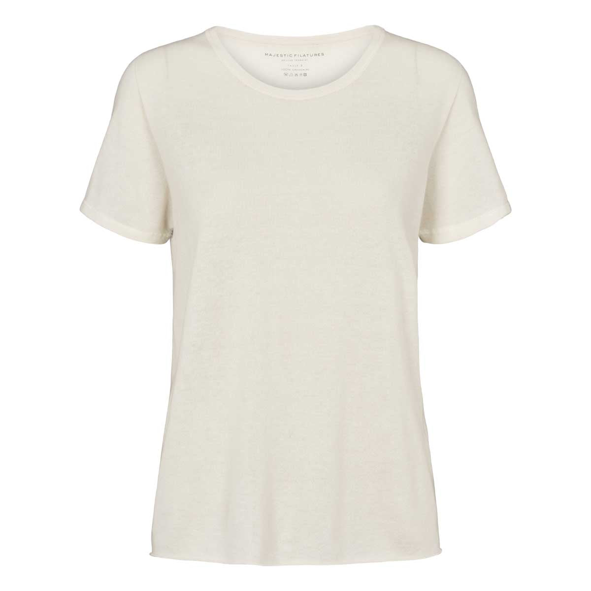 T-shirt - White - Cashmere