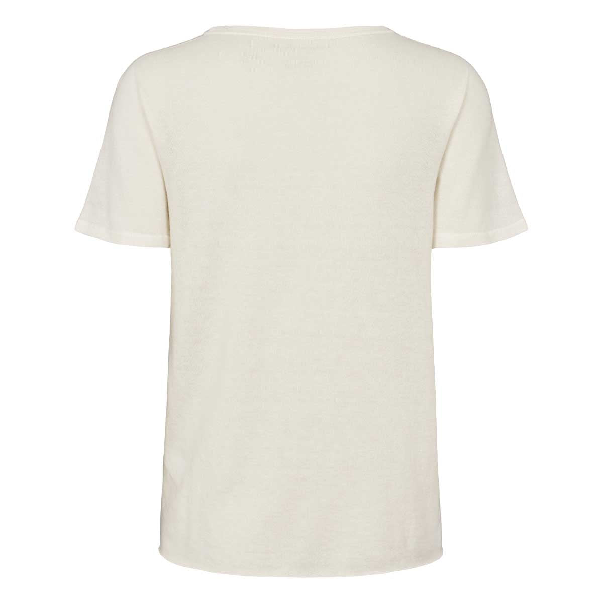 T-shirt - White - Cashmere