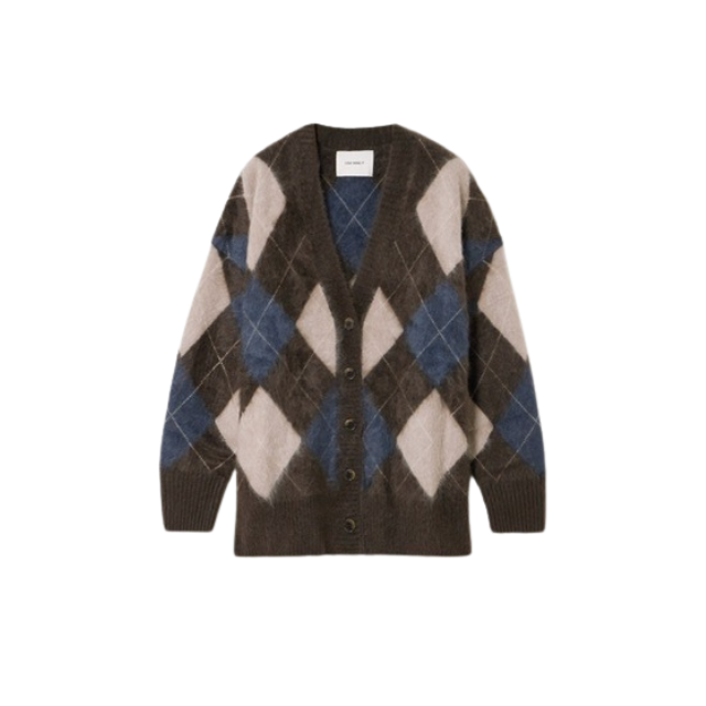 Elaria Cardigan - Børstet Cashmere - Harlekinternet