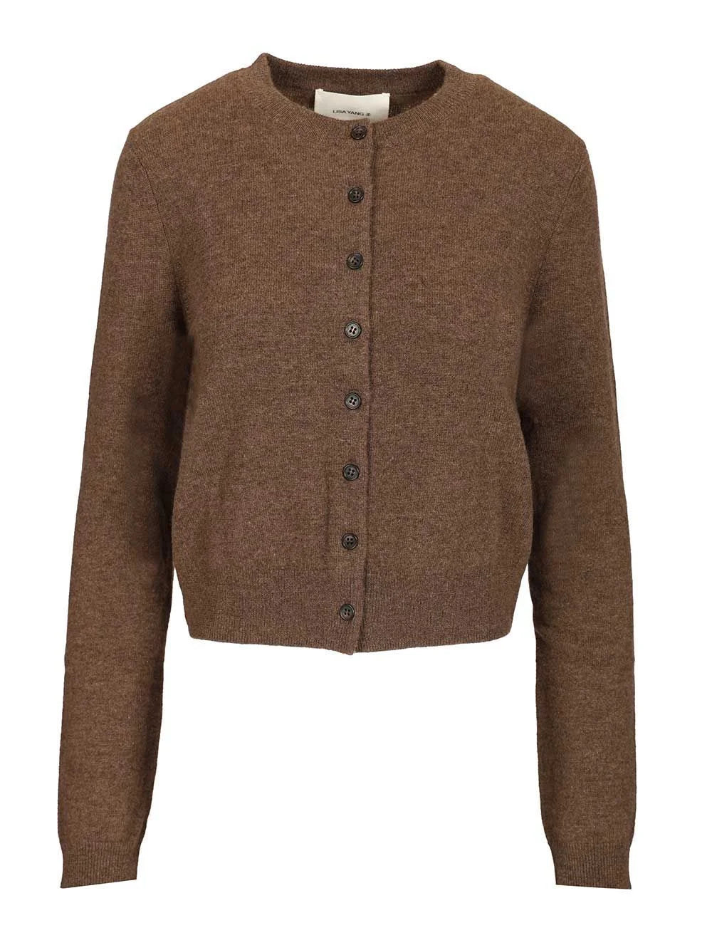 Karia - Cardigan - Cashmere - Lisa Yang - Dark Truffle