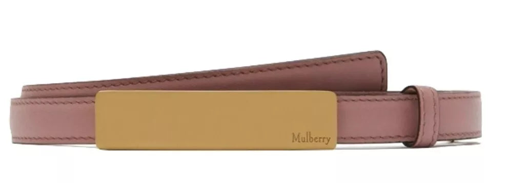 Bælte - Buckle Belt Silky Calf Mocha Rose