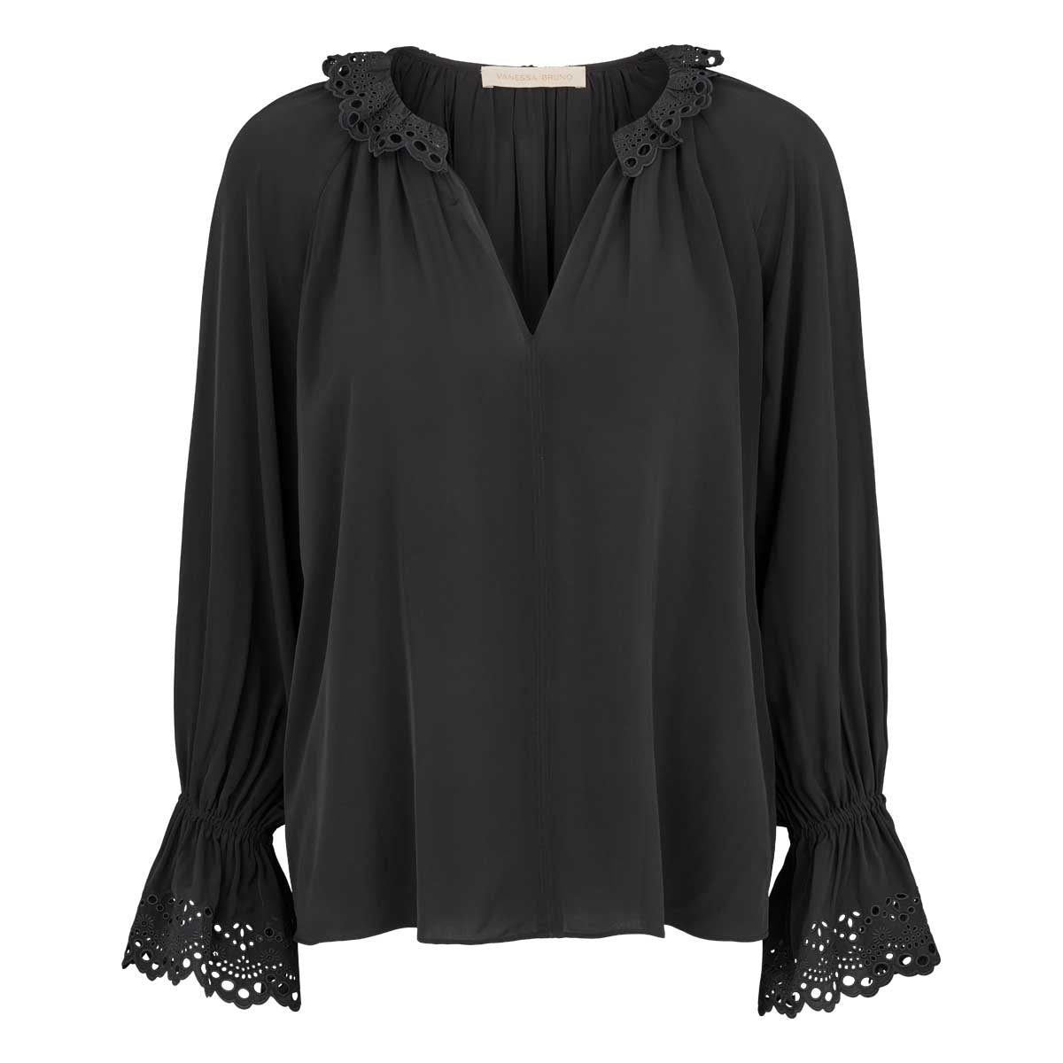 Delio Blouse - Black - Viscose