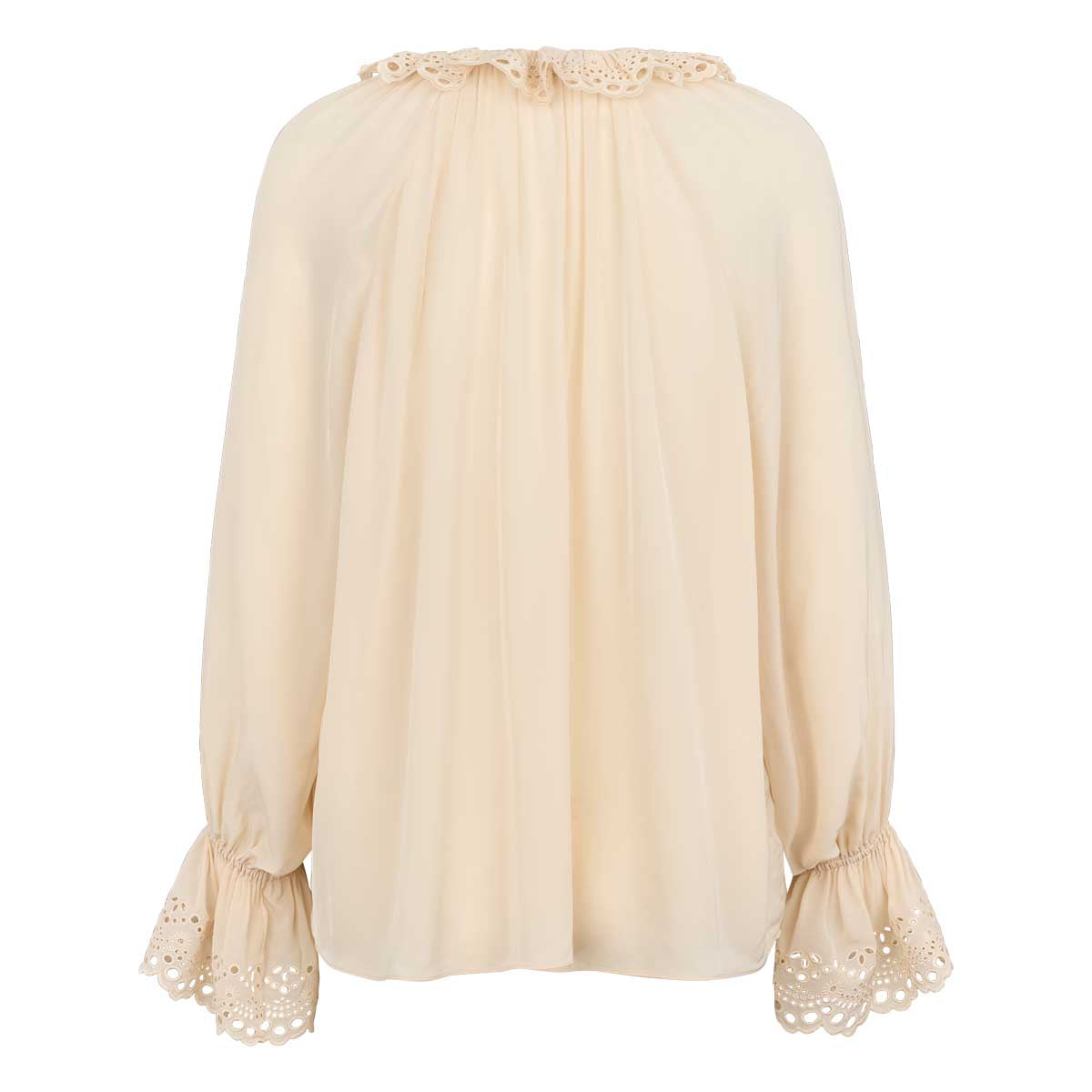 Delio -  Blouse - Cream - Visocse